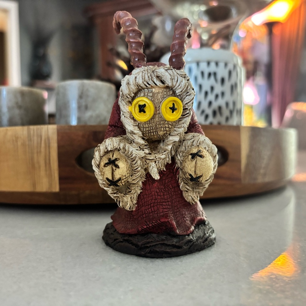 Krampus resin figure